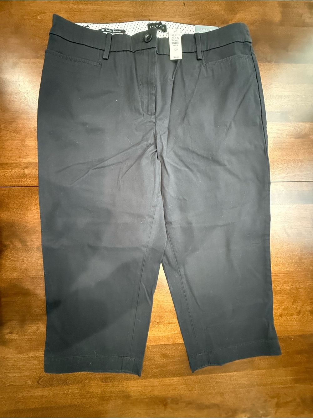 Talbots Perfect Skimmer 12P Black NWT